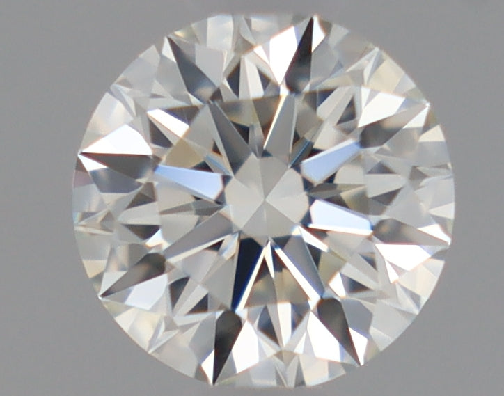 Natural Mined ROUND Diamond - 0.35 Carats, J Color, VVS1 Clarity - Timeless Beauty and Exceptional Brilliance - GIA Certified