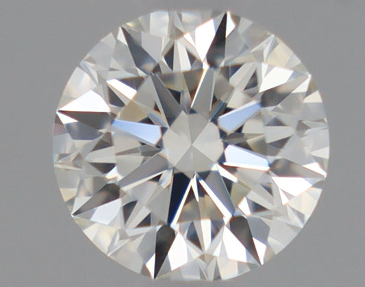 Natural Mined ROUND Diamond - 0.35 Carats, J Color, VVS1 Clarity - Timeless Beauty and Exceptional Brilliance - GIA Certified