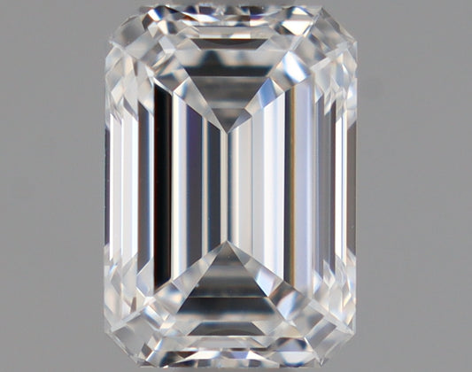 Natural Mined EMERALD Diamond - 0.74 Carats, E Color, VS2 Clarity - Timeless Beauty and Exceptional Brilliance - GIA Certified
