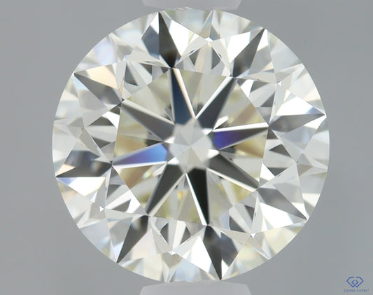 Natural Mined ROUND Diamond - 1.5 Carats, L Color, VVS2 Clarity - Timeless Beauty and Exceptional Brilliance - GIA Certified