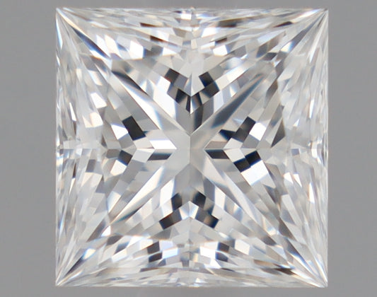 Natural Mined PRINCESS Diamond - 0.81 Carats, F Color, VS2 Clarity - Timeless Beauty and Exceptional Brilliance - GIA Certified