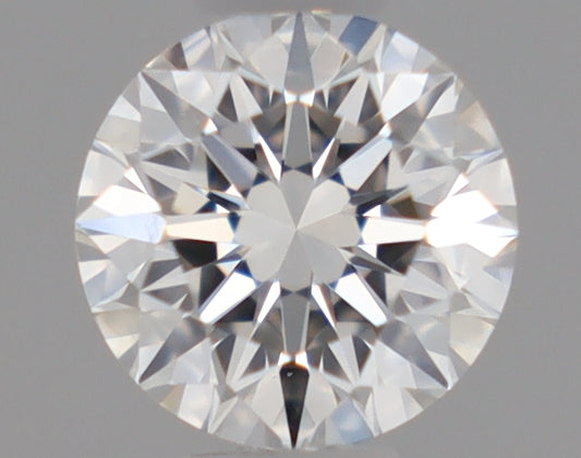 Natural Mined ROUND Diamond - 0.31 Carats, F Color, VVS2 Clarity - Timeless Beauty and Exceptional Brilliance - GIA Certified