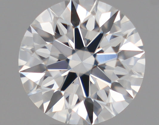 Natural Mined ROUND Diamond - 0.4 Carats, F Color, VVS2 Clarity - Timeless Beauty and Exceptional Brilliance - GIA Certified