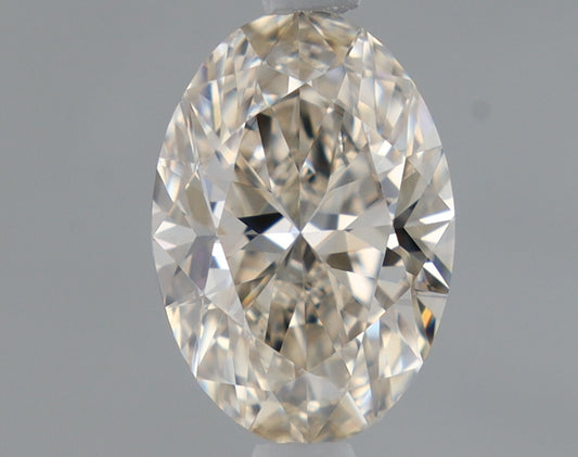 Natural Mined Oval Diamond - 0.61 Carats, J Color, VS1 Clarity - Timeless Beauty and Exceptional Brilliance - Non-Certified