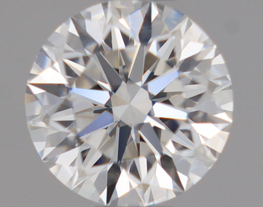 Natural Mined ROUND Diamond - 0.61 Carats, F Color, VS2 Clarity - Timeless Beauty and Exceptional Brilliance - GIA Certified