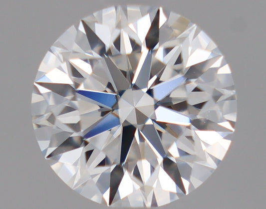 Natural Mined ROUND Diamond - 0.61 Carats, D Color, VVS1 Clarity - Timeless Beauty and Exceptional Brilliance - GIA Certified