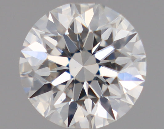 Natural Mined ROUND Diamond - 0.45 Carats, F Color, VS1 Clarity - Timeless Beauty and Exceptional Brilliance - GIA Certified