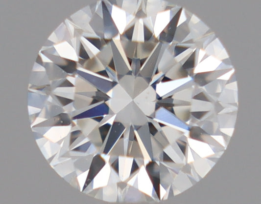 Natural Mined ROUND Diamond - 0.4 Carats, F Color, SI1 Clarity - Timeless Beauty and Exceptional Brilliance - GIA Certified