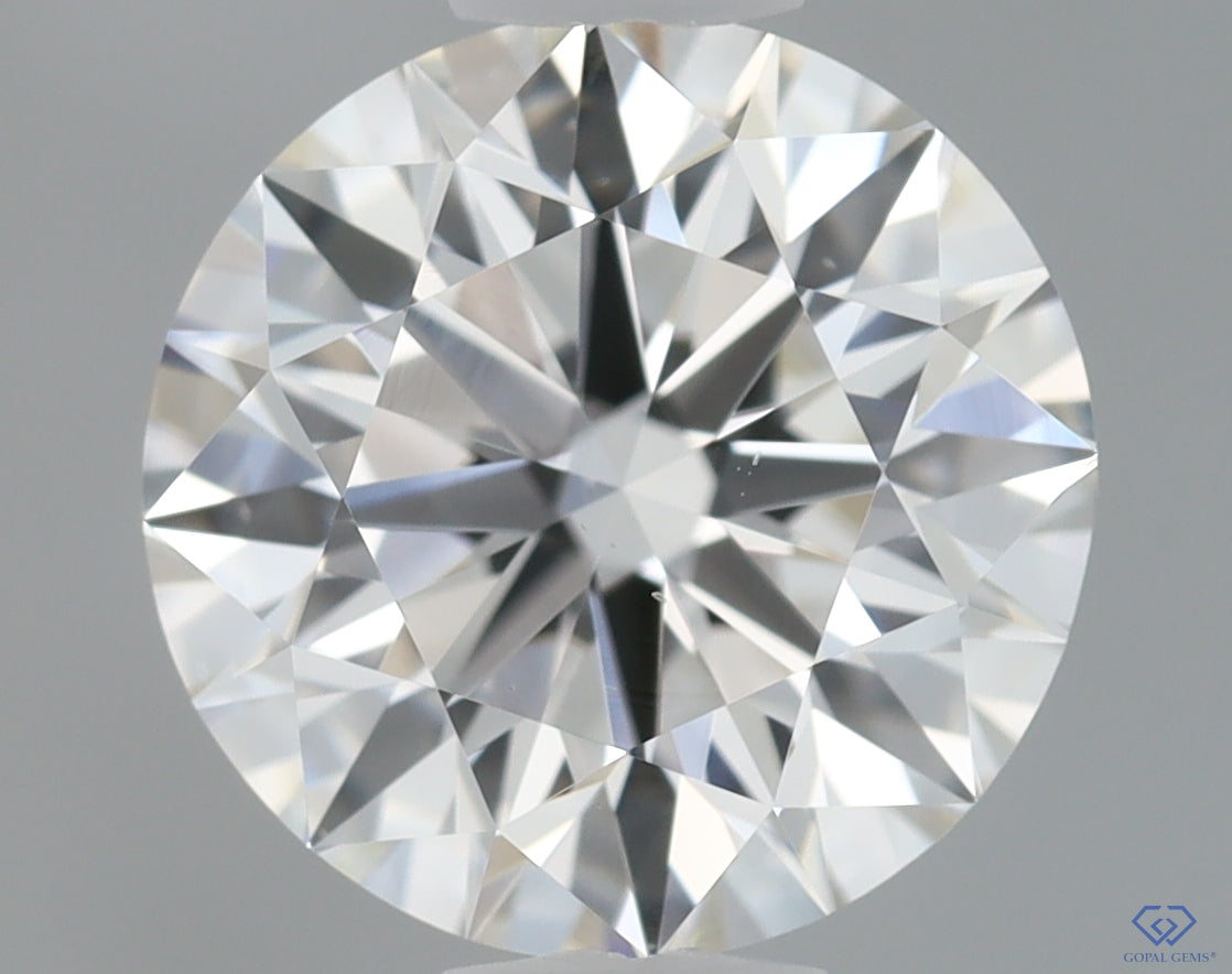 Natural Mined ROUND Diamond - 1.1 Carats, H Color, VS1 Clarity - Timeless Beauty and Exceptional Brilliance - GIA Certified