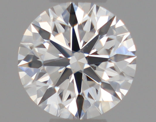 Natural Mined ROUND Diamond - 0.31 Carats, E Color, VVS2 Clarity - Timeless Beauty and Exceptional Brilliance - GIA Certified