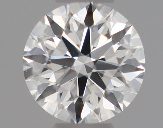 Natural Mined ROUND Diamond - 0.3 Carats, H Color, VVS2 Clarity - Timeless Beauty and Exceptional Brilliance - GIA Certified