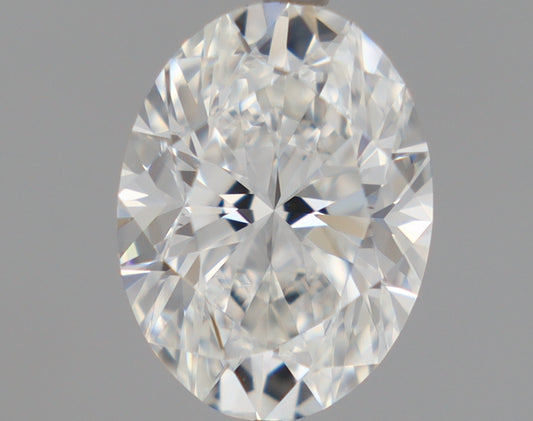 Natural Mined OVAL Diamond - 1.01 Carats, F Color, VVS2 Clarity - Timeless Beauty and Exceptional Brilliance - GIA Certified