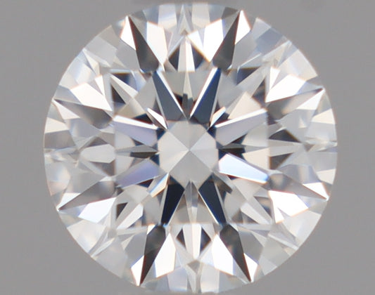 Natural Mined ROUND Diamond - 0.51 Carats, F Color, VVS1 Clarity - Timeless Beauty and Exceptional Brilliance - GIA Certified