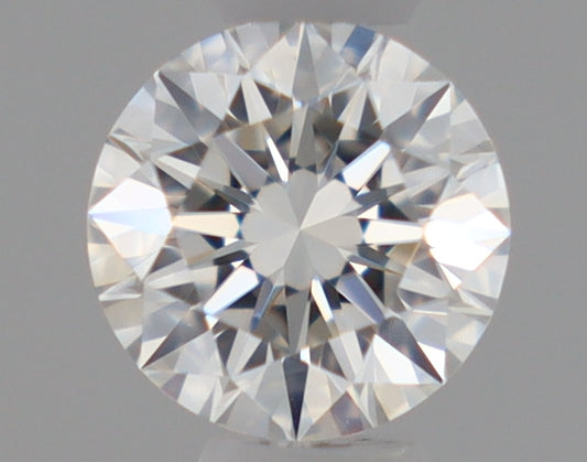 Natural Mined ROUND Diamond - 0.26 Carats, F Color, VVS2 Clarity - Timeless Beauty and Exceptional Brilliance - GIA Certified