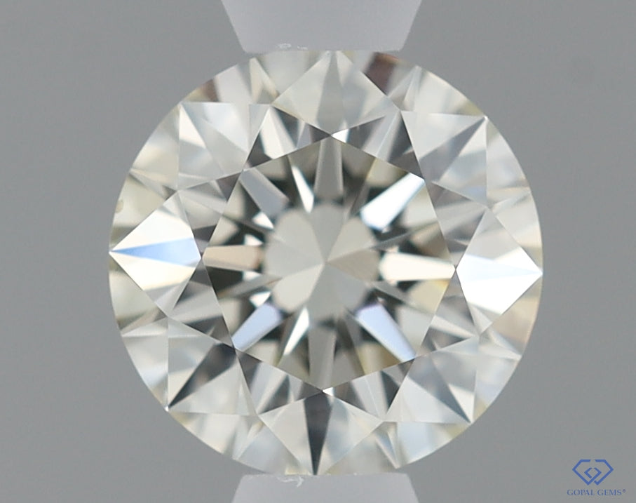 Natural Mined ROUND Diamond - 0.45 Carats, J Color, VS2 Clarity - Timeless Beauty and Exceptional Brilliance - GIA Certified