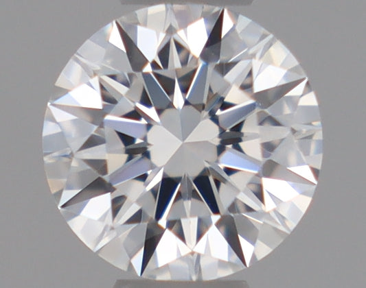 Natural Mined ROUND Diamond - 0.31 Carats, D Color, VVS2 Clarity - Timeless Beauty and Exceptional Brilliance - GIA Certified