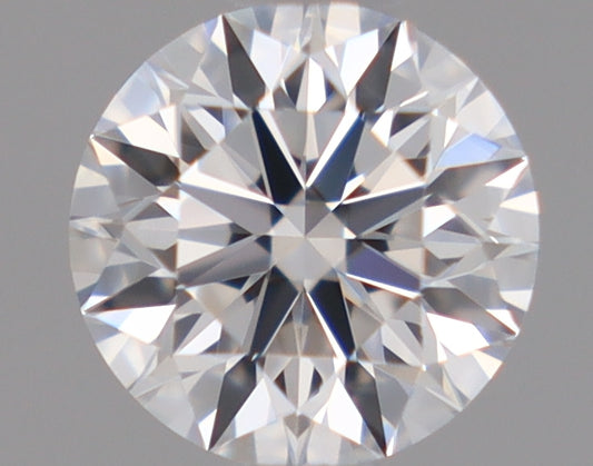 Natural Mined ROUND Diamond - 0.41 Carats, D Color, VVS1 Clarity - Timeless Beauty and Exceptional Brilliance - GIA Certified
