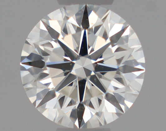 Natural Mined ROUND Diamond - 0.43 Carats, J Color, VVS1 Clarity - Timeless Beauty and Exceptional Brilliance - GIA Certified