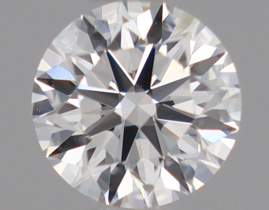 Natural Mined ROUND Diamond - 0.36 Carats, F Color, VVS1 Clarity - Timeless Beauty and Exceptional Brilliance - GIA Certified