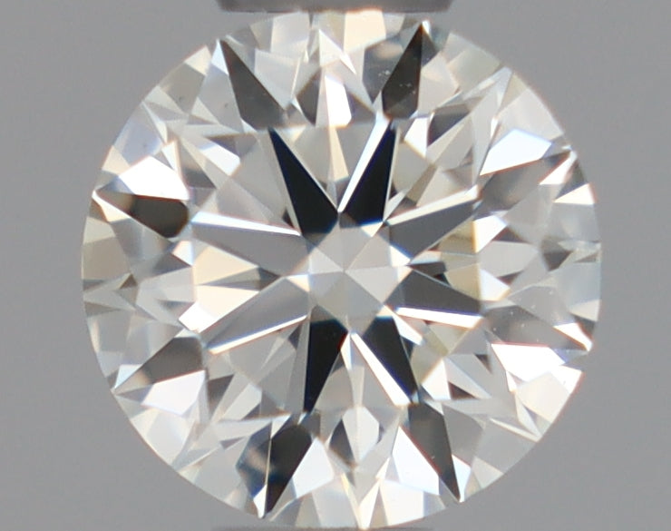 Natural Mined ROUND Diamond - 0.4 Carats, J Color, VS1 Clarity - Timeless Beauty and Exceptional Brilliance - GIA Certified