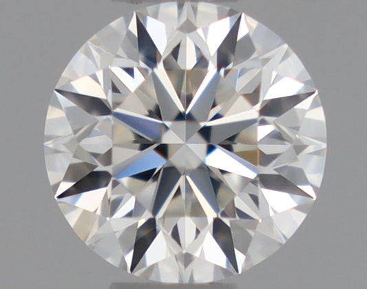 Natural Mined ROUND Diamond - 0.37 Carats, G Color, VVS2 Clarity - Timeless Beauty and Exceptional Brilliance - GIA Certified