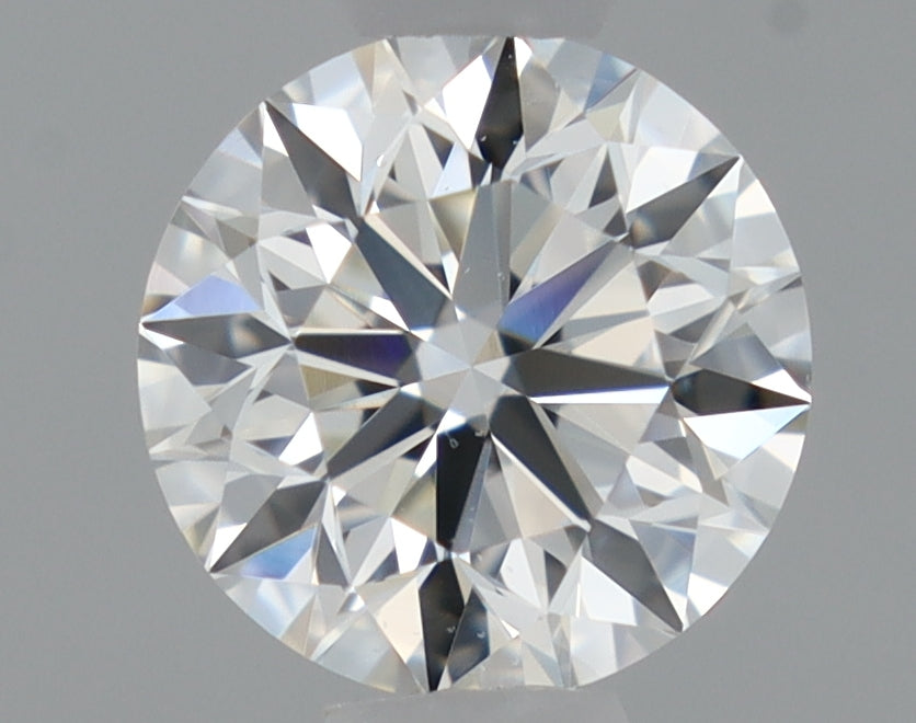 Natural Mined ROUND Diamond - 0.5 Carats, H Color, VS2 Clarity - Timeless Beauty and Exceptional Brilliance - GIA Certified