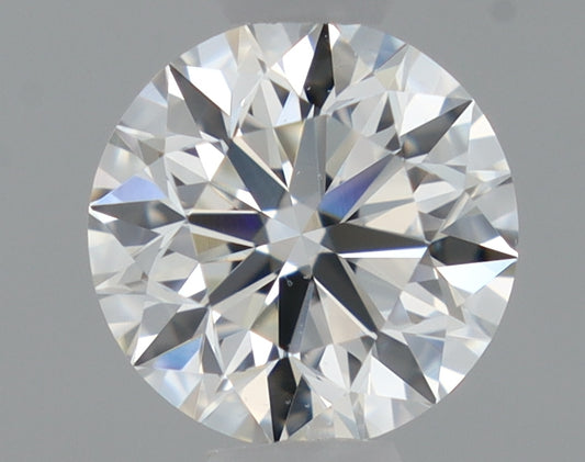Natural Mined ROUND Diamond - 0.5 Carats, H Color, VS2 Clarity - Timeless Beauty and Exceptional Brilliance - GIA Certified