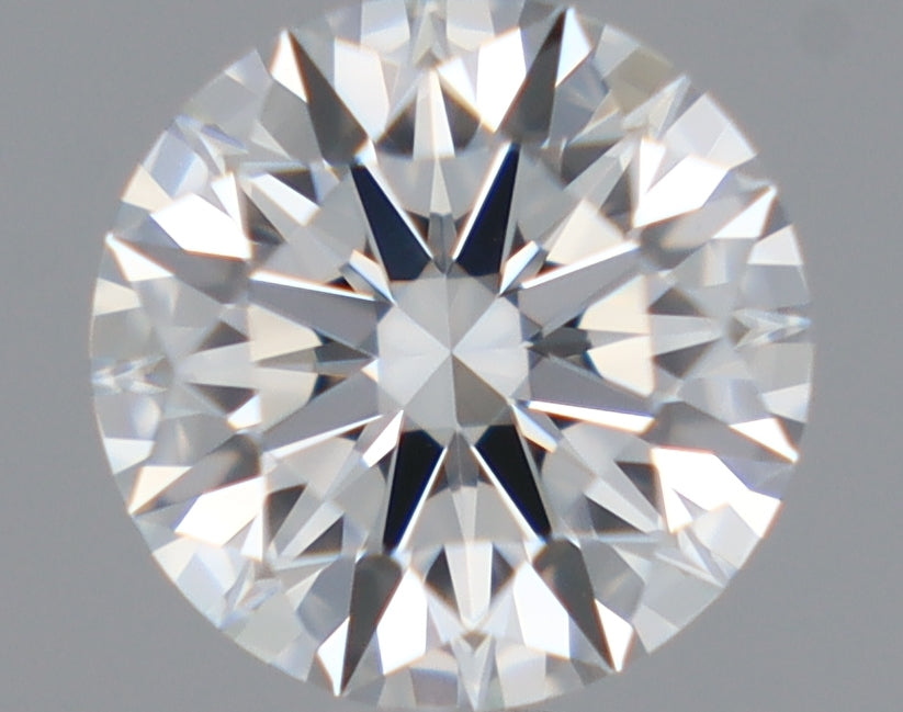 Natural Mined ROUND Diamond - 0.59 Carats, H Color, VVS2 Clarity - Timeless Beauty and Exceptional Brilliance - GIA Certified