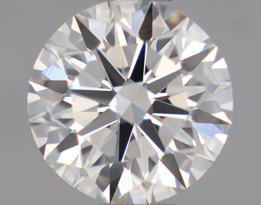 Natural Mined ROUND Diamond - 0.6 Carats, H Color, VS1 Clarity - Timeless Beauty and Exceptional Brilliance - GIA Certified