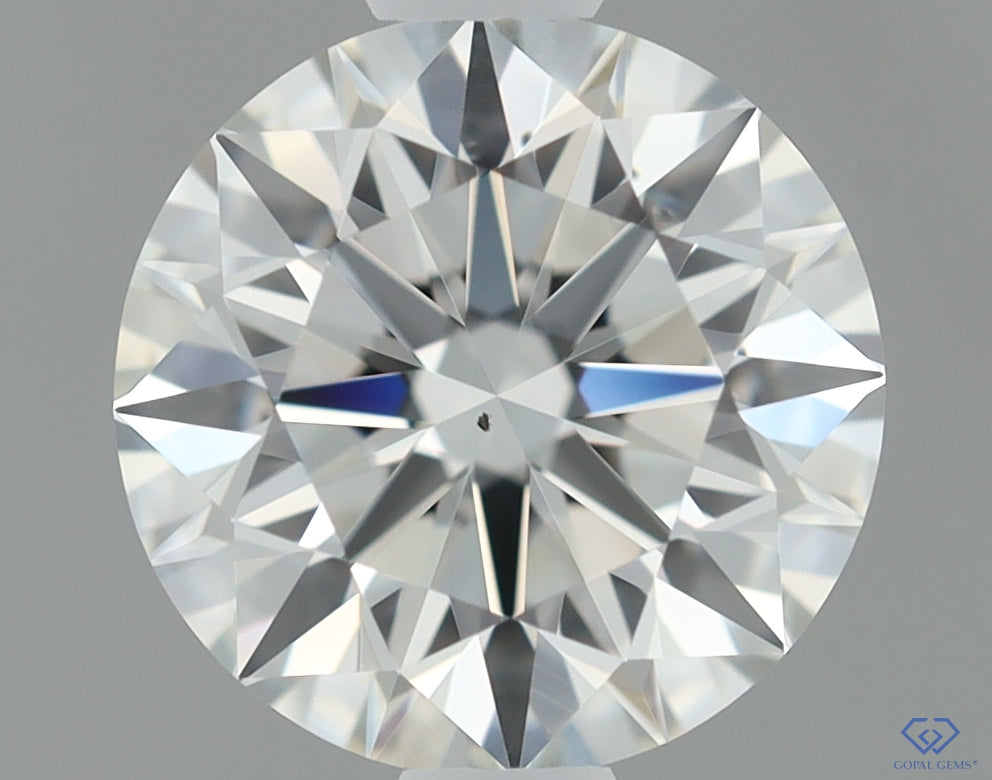 Natural Mined ROUND Diamond - 0.9 Carats, I Color, SI1 Clarity - Timeless Beauty and Exceptional Brilliance - GIA Certified