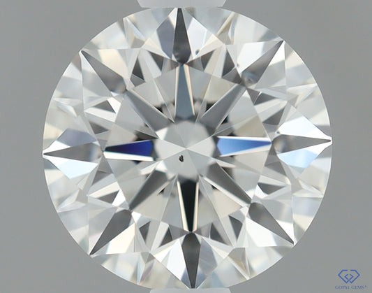 Natural Mined ROUND Diamond - 0.9 Carats, I Color, SI1 Clarity - Timeless Beauty and Exceptional Brilliance - GIA Certified