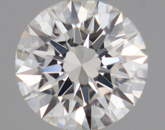 Natural Mined ROUND Diamond - 0.52 Carats, I Color, VVS2 Clarity - Timeless Beauty and Exceptional Brilliance - GIA Certified