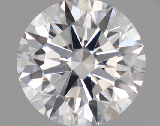 Natural Mined ROUND Diamond - 0.4 Carats, F Color, VS1 Clarity - Timeless Beauty and Exceptional Brilliance - GIA Certified