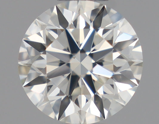 Natural Mined ROUND Diamond - 0.45 Carats, J Color, VS2 Clarity - Timeless Beauty and Exceptional Brilliance - GIA Certified