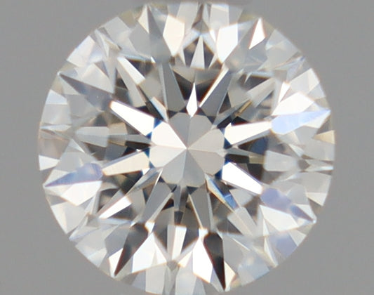 Natural Mined ROUND Diamond - 0.35 Carats, I Color, VVS1 Clarity - Timeless Beauty and Exceptional Brilliance - GIA Certified