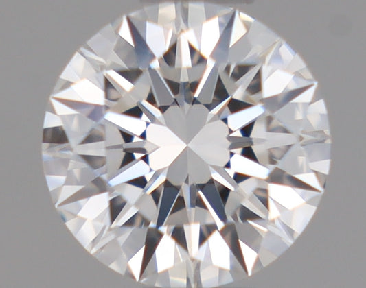 Natural Mined ROUND Diamond - 0.5 Carats, D Color, VVS1 Clarity - Timeless Beauty and Exceptional Brilliance - GIA Certified