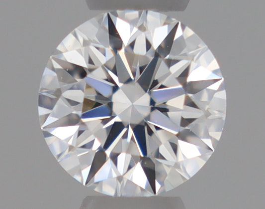 Natural Mined ROUND Diamond - 0.25 Carats, E Color, VVS1 Clarity - Timeless Beauty and Exceptional Brilliance - GIA Certified