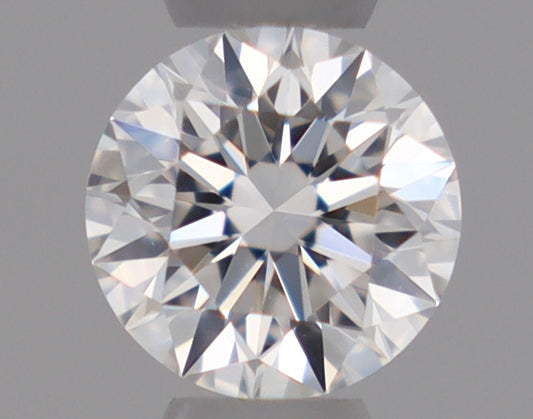 Natural Mined ROUND Diamond - 0.25 Carats, F Color, VVS1 Clarity - Timeless Beauty and Exceptional Brilliance - GIA Certified
