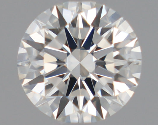 Natural Mined ROUND Diamond - 0.4 Carats, H Color, VS1 Clarity - Timeless Beauty and Exceptional Brilliance - GIA Certified