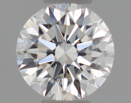 Natural Mined ROUND Diamond - 0.3 Carats, F Color, VVS1 Clarity - Timeless Beauty and Exceptional Brilliance - GIA Certified