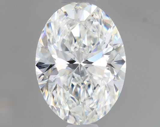 Natural Mined OVAL Diamond - 0.75 Carats, H Color, VVS2 Clarity - Timeless Beauty and Exceptional Brilliance - GIA Certified