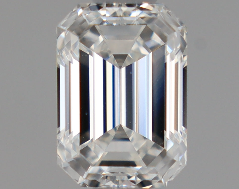 Natural Mined EMERALD Diamond - 0.74 Carats, F Color, VS1 Clarity - Timeless Beauty and Exceptional Brilliance - GIA Certified