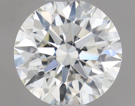 Natural Mined ROUND Diamond - 0.58 Carats, K Color, VS1 Clarity - Timeless Beauty and Exceptional Brilliance - GIA Certified