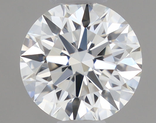 Natural Mined ROUND Diamond - 0.35 Carats, H Color, IF Clarity - Timeless Beauty and Exceptional Brilliance - GIA Certified