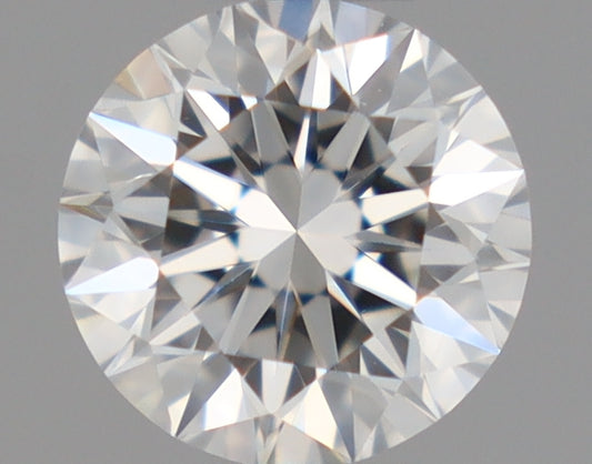 Natural Mined ROUND Diamond - 0.4 Carats, F Color, VVS1 Clarity - Timeless Beauty and Exceptional Brilliance - GIA Certified