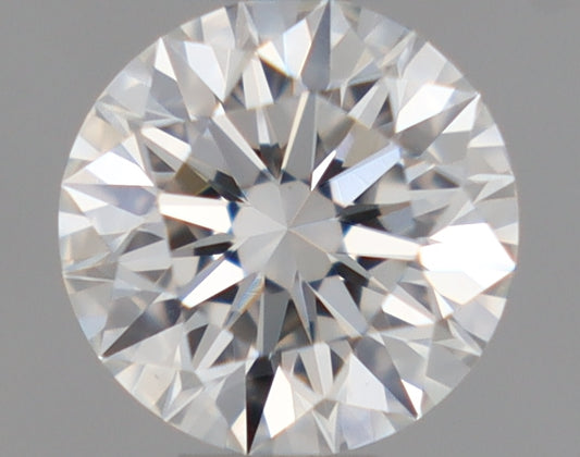 Natural Mined ROUND Diamond - 0.4 Carats, F Color, VS1 Clarity - Timeless Beauty and Exceptional Brilliance - GIA Certified