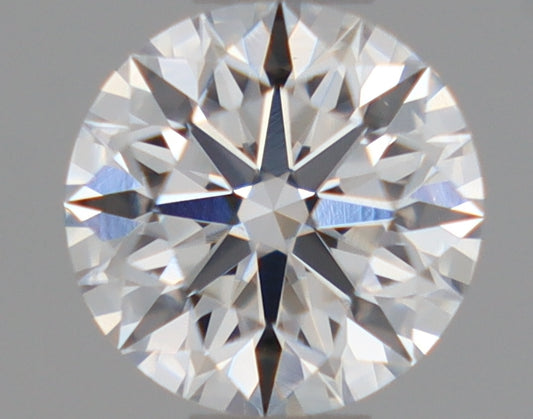 Natural Mined ROUND Diamond - 0.4 Carats, E Color, VVS2 Clarity - Timeless Beauty and Exceptional Brilliance - GIA Certified