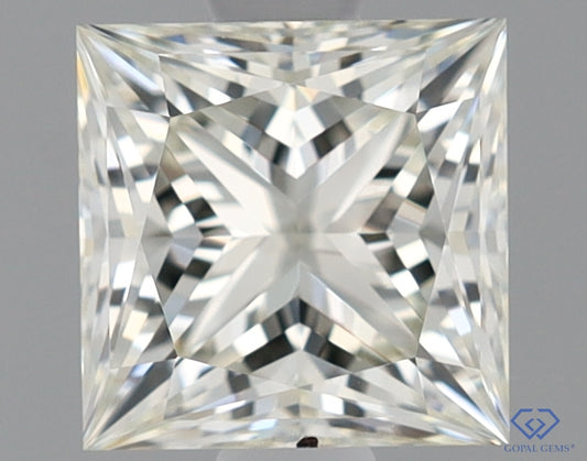 Natural Mined PRINCESS Diamond - 1.01 Carats, K Color, VVS1 Clarity - Timeless Beauty and Exceptional Brilliance - IGI Certified