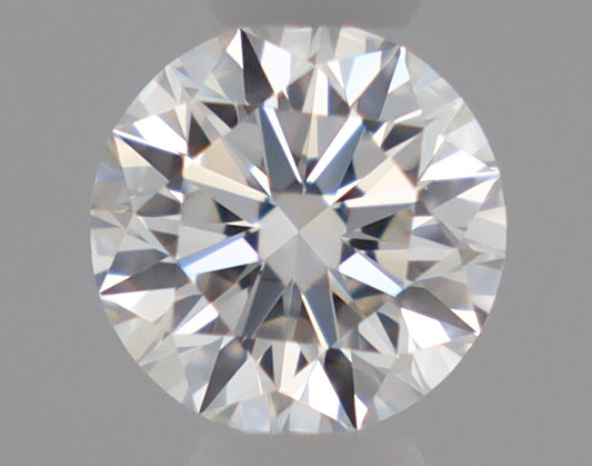 Natural Mined ROUND Diamond - 0.25 Carats, F Color, VVS2 Clarity - Timeless Beauty and Exceptional Brilliance - GIA Certified