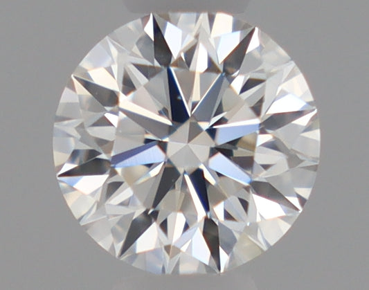Natural Mined ROUND Diamond - 0.27 Carats, F Color, VVS1 Clarity - Timeless Beauty and Exceptional Brilliance - GIA Certified
